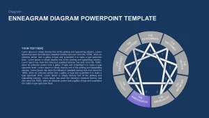 PowerPoint Diagram of Enneagram