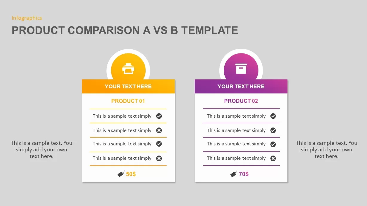 Product Comparison PowerPoint Template