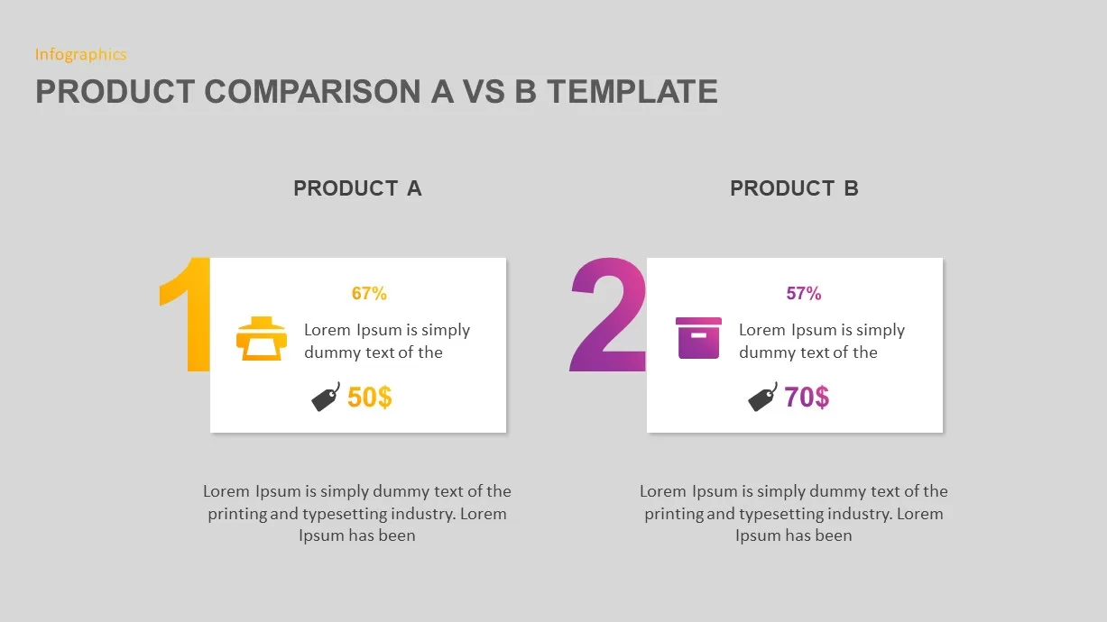 Product Comparison Template