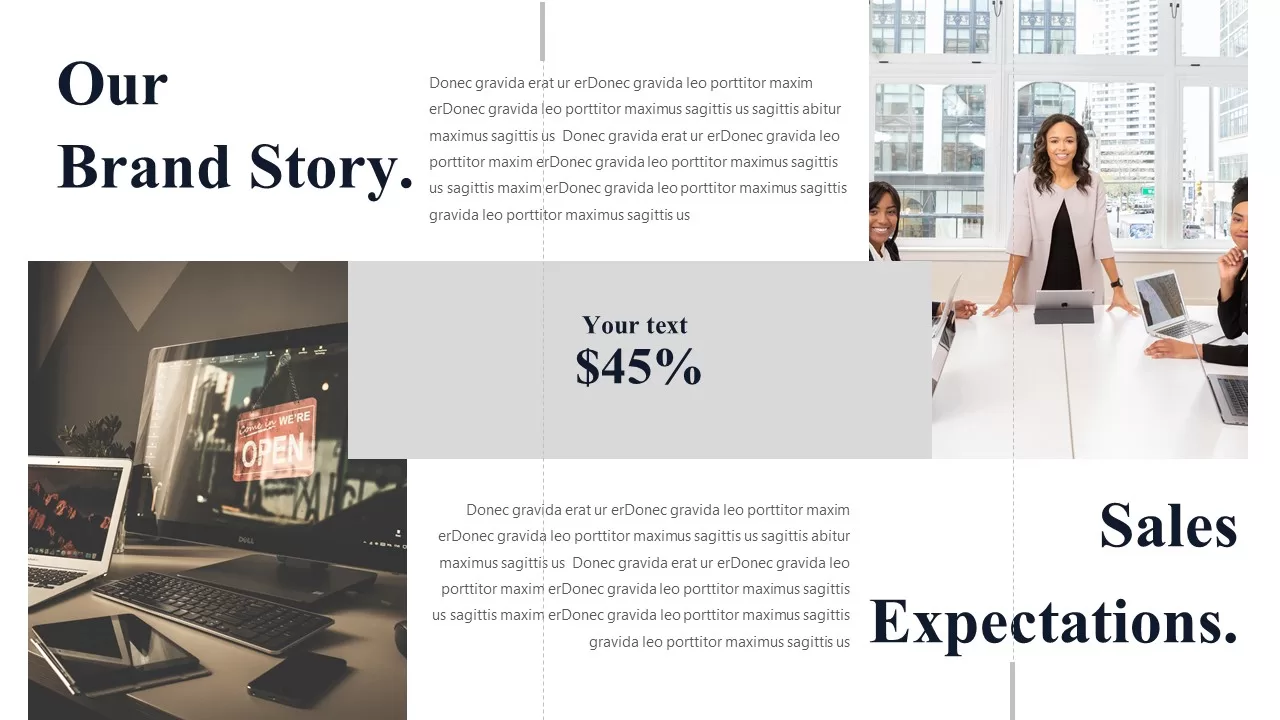 brand story ppt template