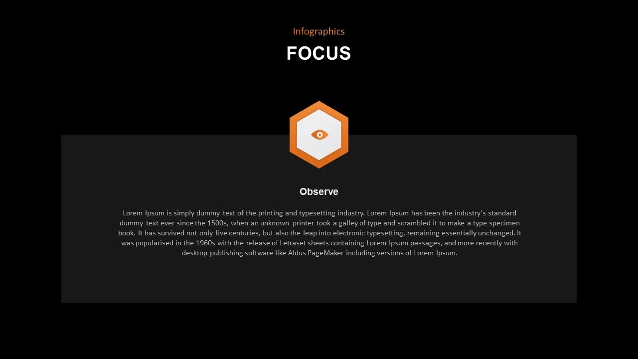 focus PowerPoint template