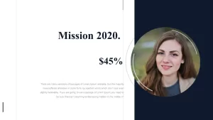 company mission powerpoint template