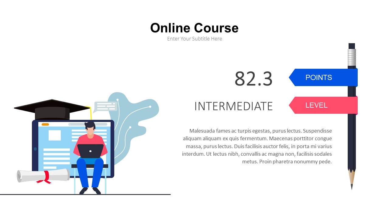 Download Online Course PowerPoint Template | Slidebazaar.com