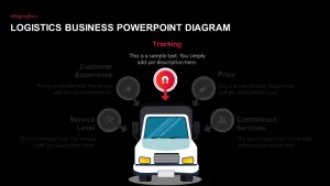 truck design for PowerPoint presentation