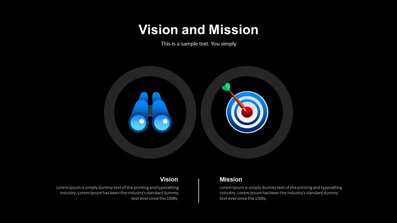 vision and mission ppt template