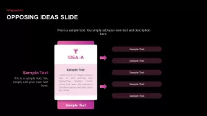 Opposing Ideas Slides Detailed dark