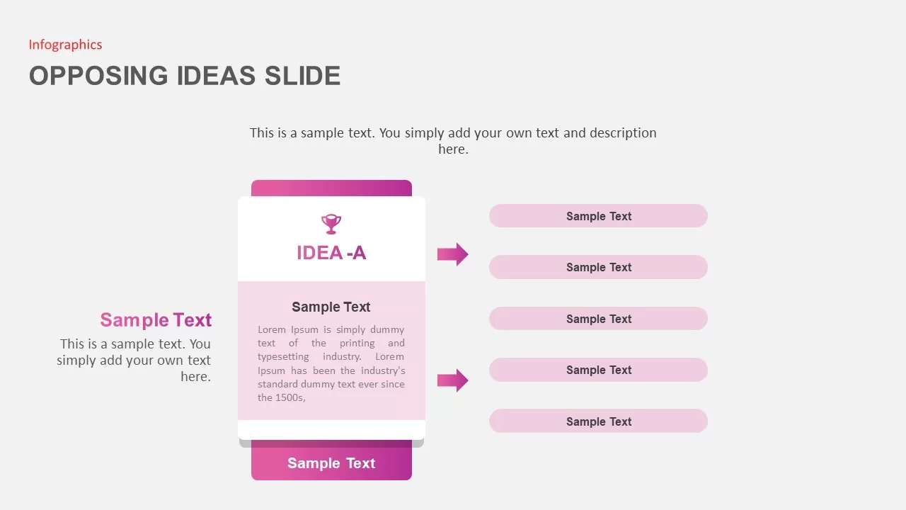 Opposing Ideas Slides Detailed