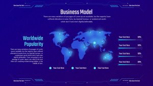 Video Game Pitch Deck PPT Template Business Model Slide