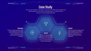 Video Game Pitch Deck PowerPoint Template Case Study Slide