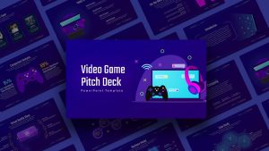 Video Game Pitch Deck PowerPoint Template Featured Image