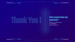 Video Game Pitch Deck PowerPoint Template Thankyou Slide