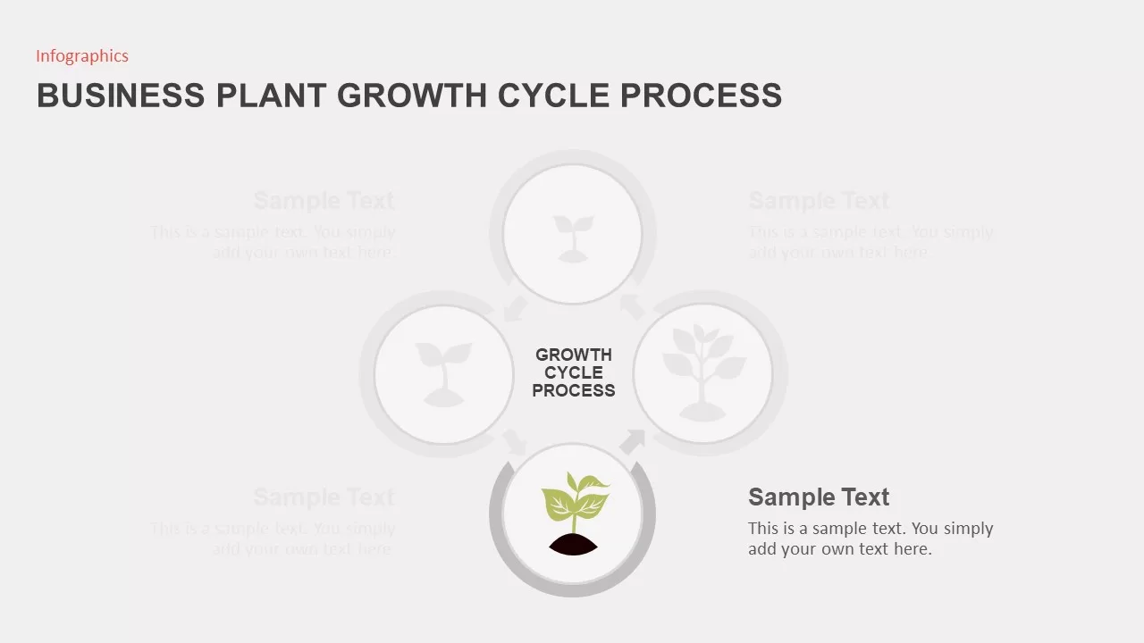 Business Growth Plant Infographics