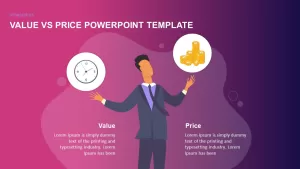 Value Vs Price Powerpoint Template