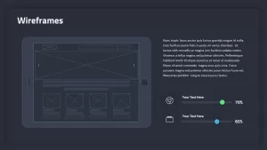 web design ipad wireframe