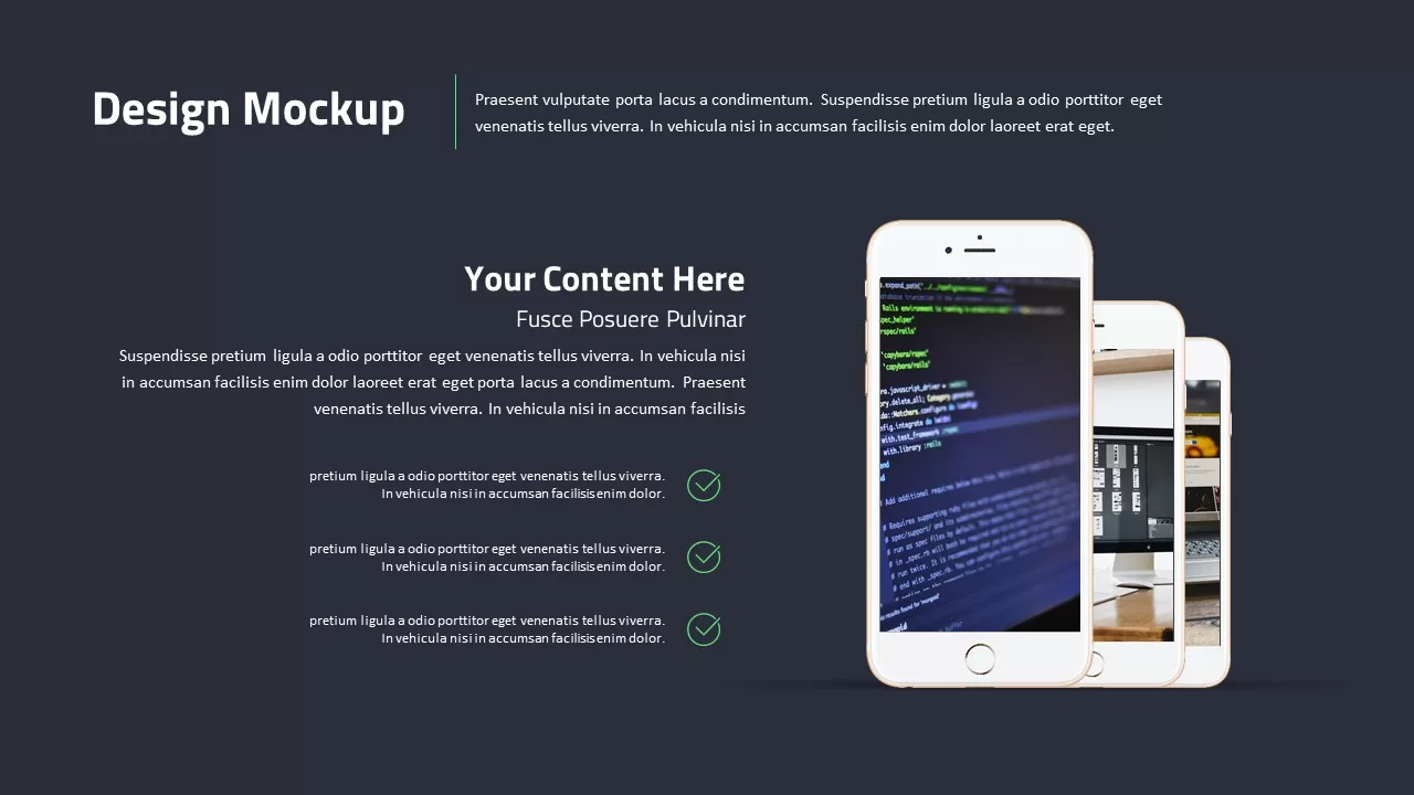 web design mockup mobile