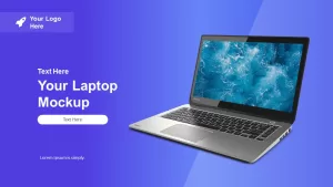 laptop mockup powerpoint template