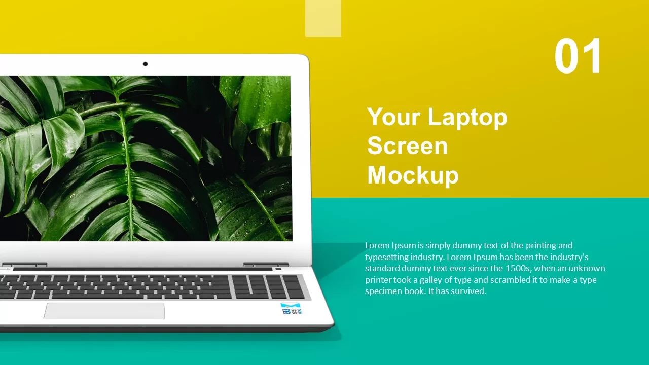 laptop screen mockup template