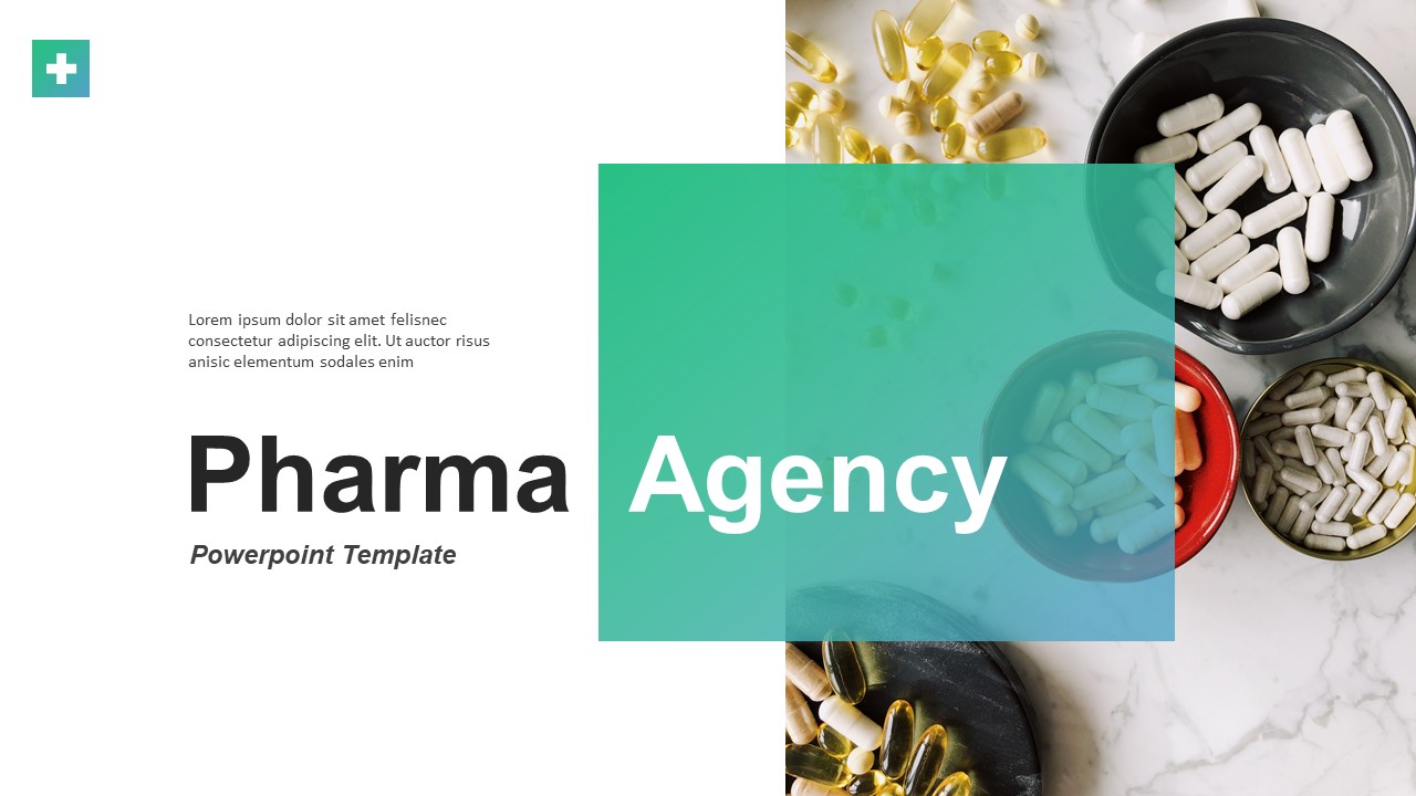 Pharma Agency PowerPoint Template / Slidebazaar