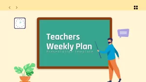 Free Teacher’s Week Plan PowerPoint Template