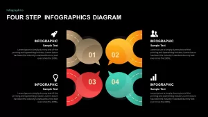 4 step infographic template