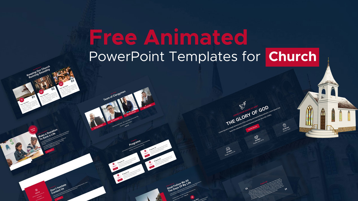Free Animated Church PowerPoint Template