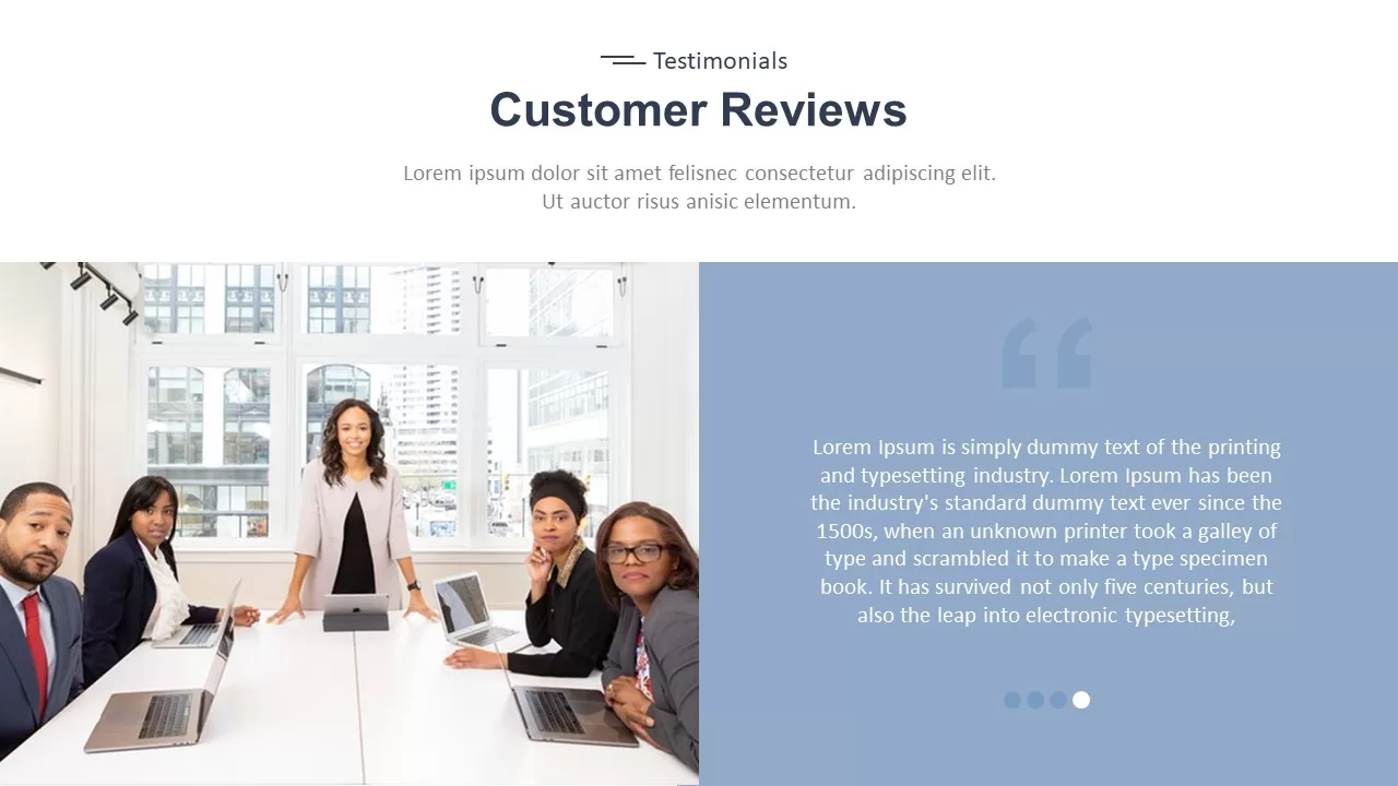 Professional Customer Reviews