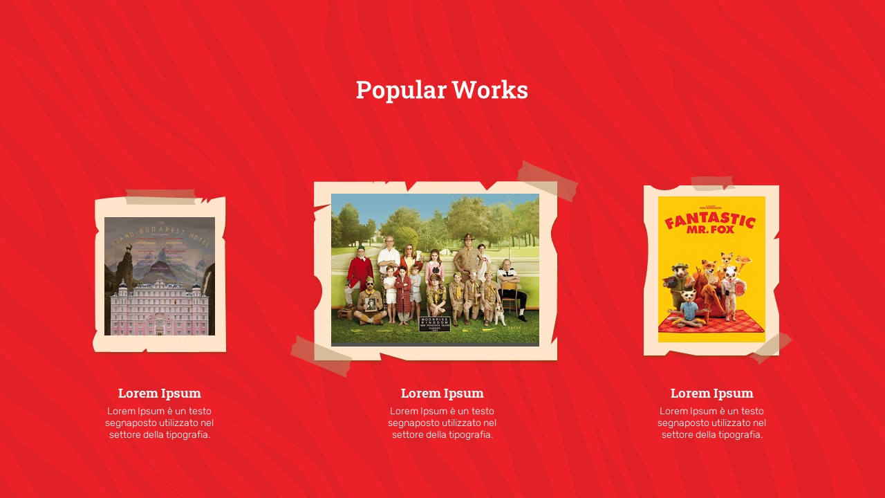 Wes Anderson Inspired PowerPoint Template works