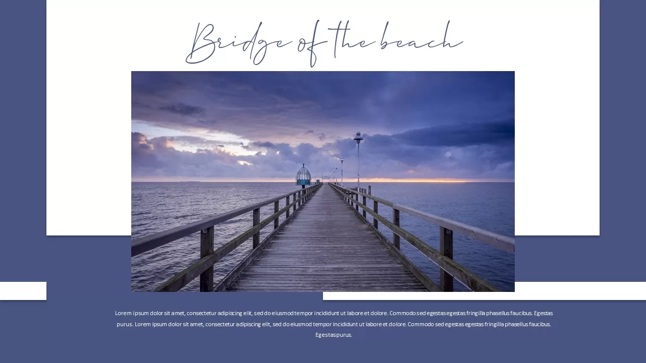 bridge of the beach ppt