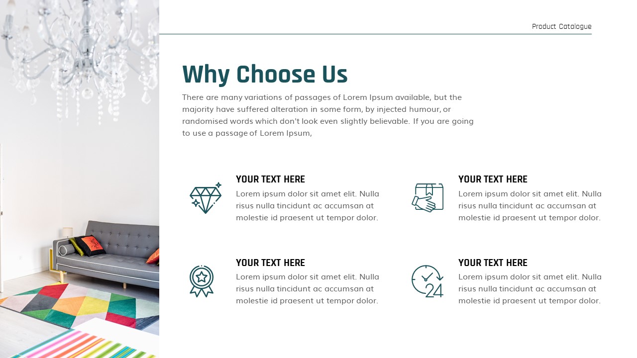 Product Catalogue PowerPoint Template Slidebazaar