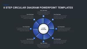 circular diagram 8 step