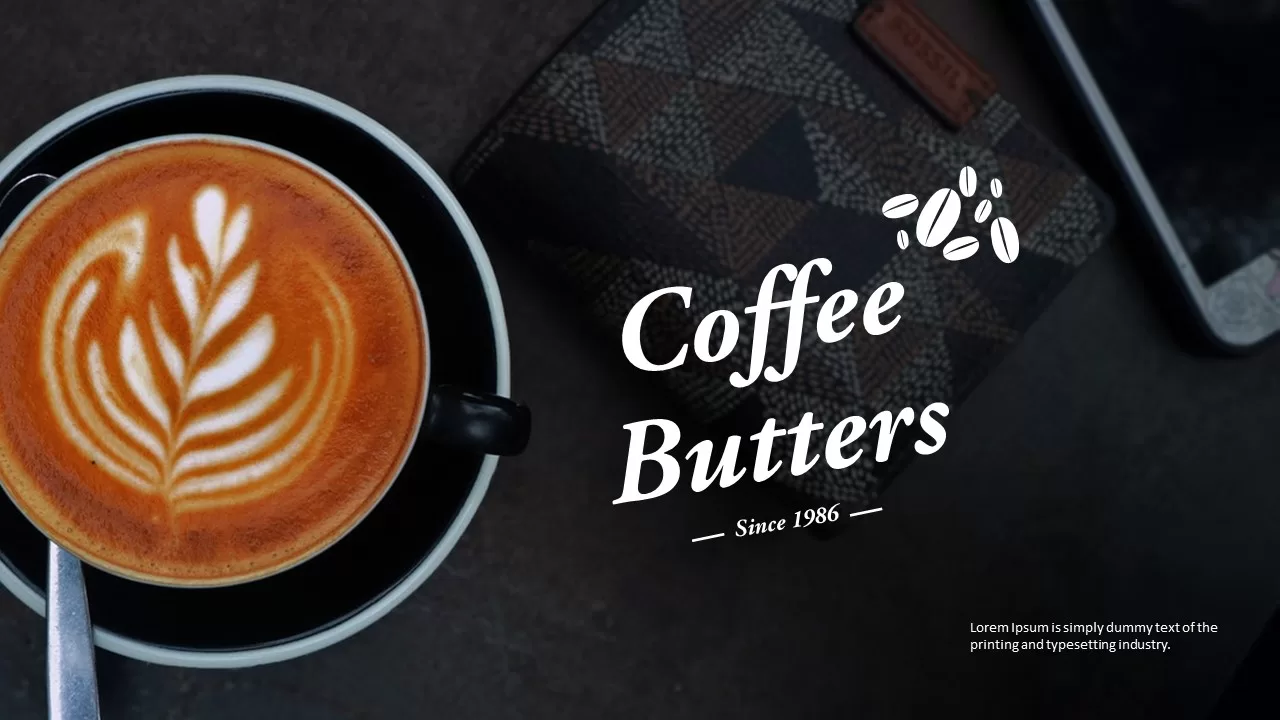 coffee butter template