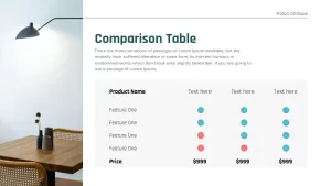 comparison table