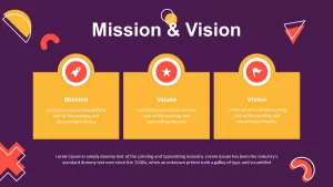 Business Slides Carnival PowerPoint Template To Showcase Mission and Vision