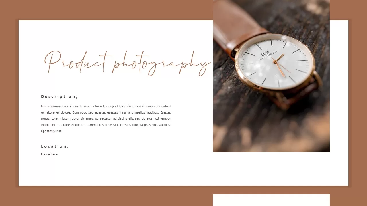 phography product template