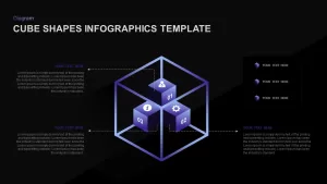 powerpoint cube infographic template