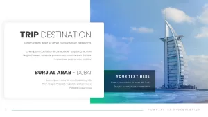 trip destination template