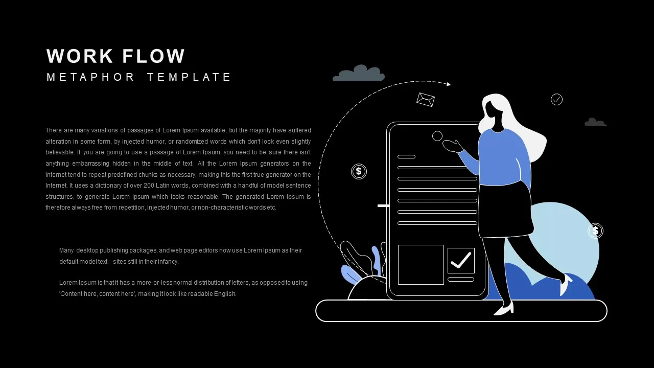 work flow metaphor template