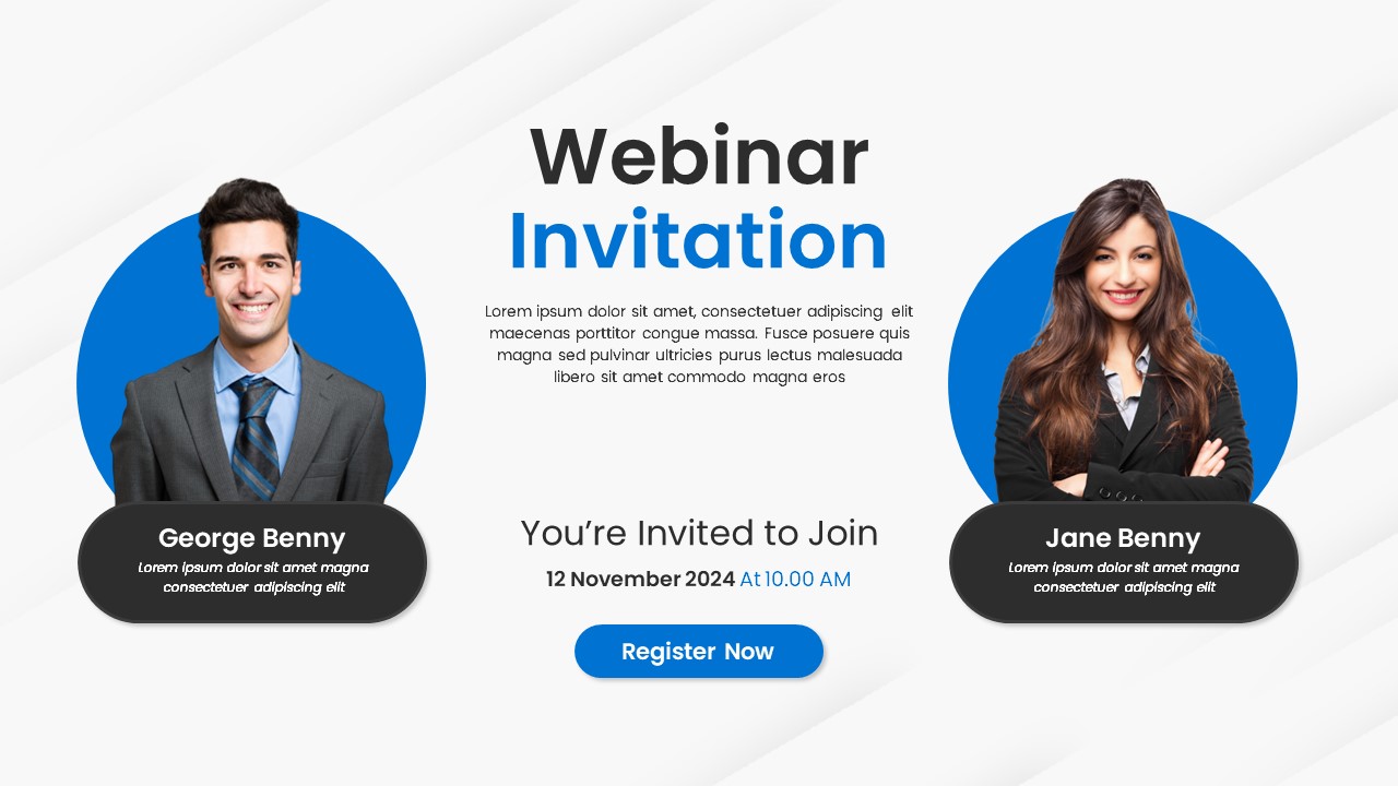 Webinar Invitation PPT Templates