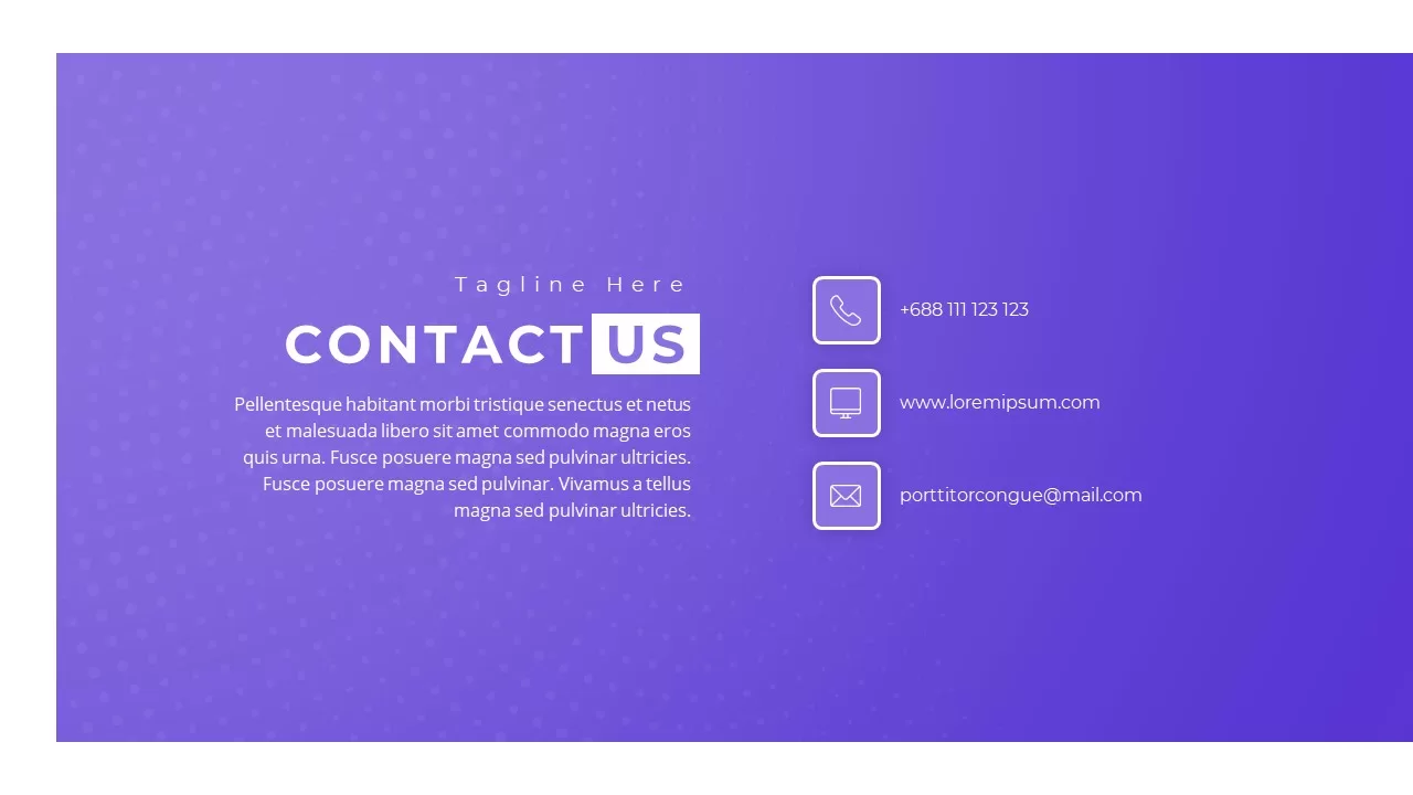 contact us