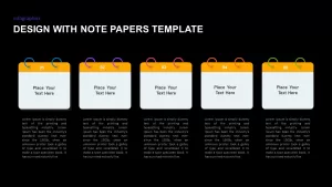 notepaper design template