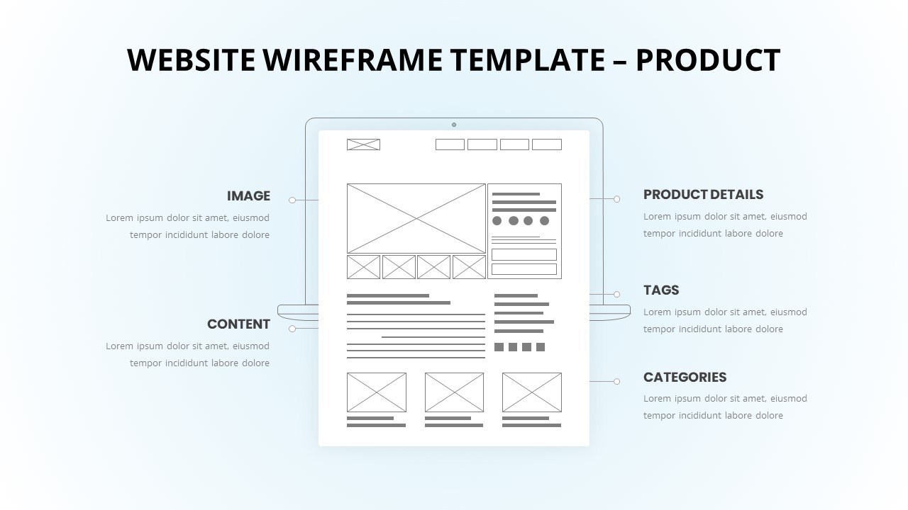 Website Wireframe Infographic Template Slidebazaar