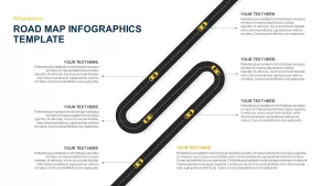 Road Map Infographic Template