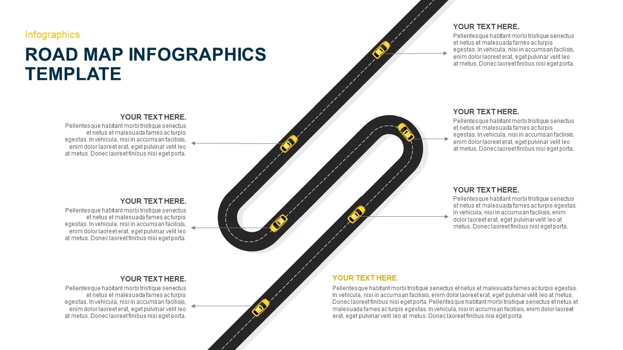 road map infographics