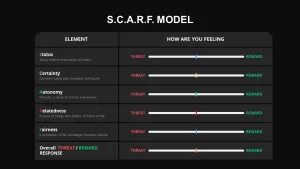 scarf model ppt template