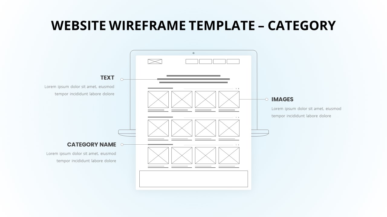 infographic template website