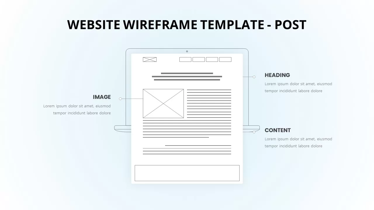 website wireframe framework template post