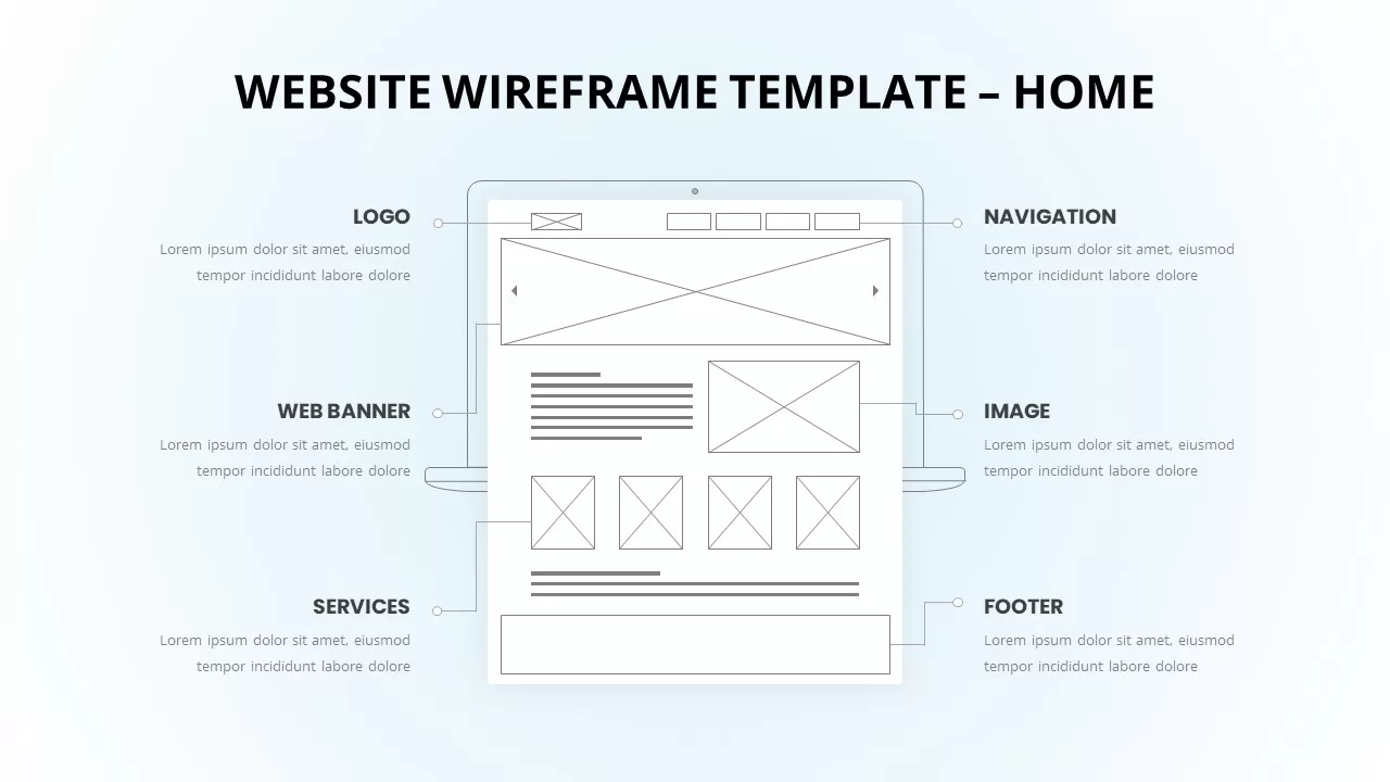 Infographic Wireframe Infographic Wireframe