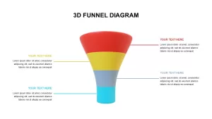 Free Animated 4-step 3D Funnel Diagram Template