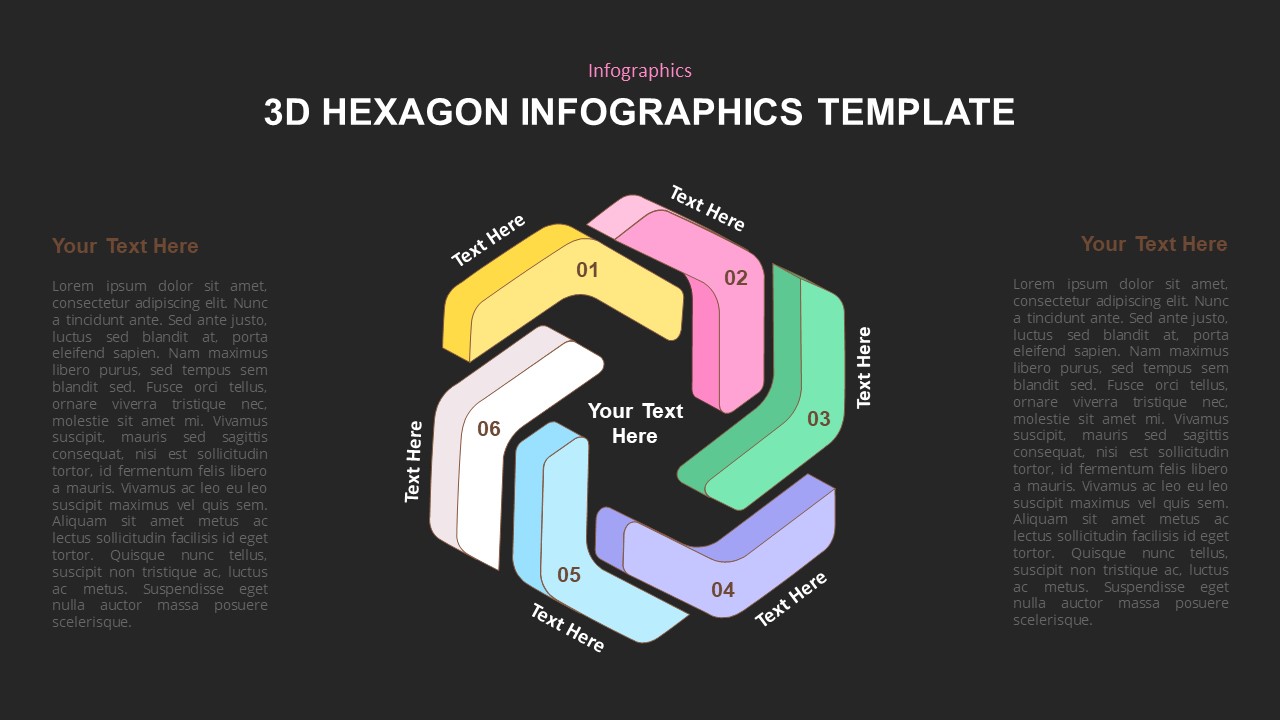 3d Shape Infographic PowerPoint Presentation Template | Slidebazaar