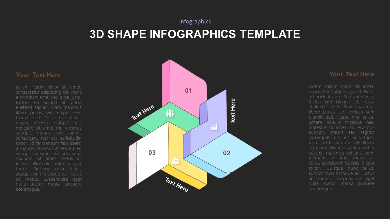 3d infographic template